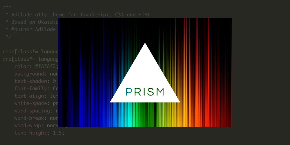 Un thème accessible pour PrismJS