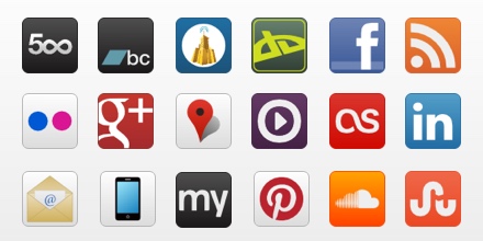 Adilade Social Icons Set