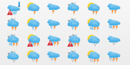 Icônes Météo : Adilade Weather Icons Set