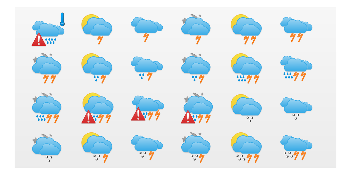 Icônes Météo : Adilade Weather Icons Set