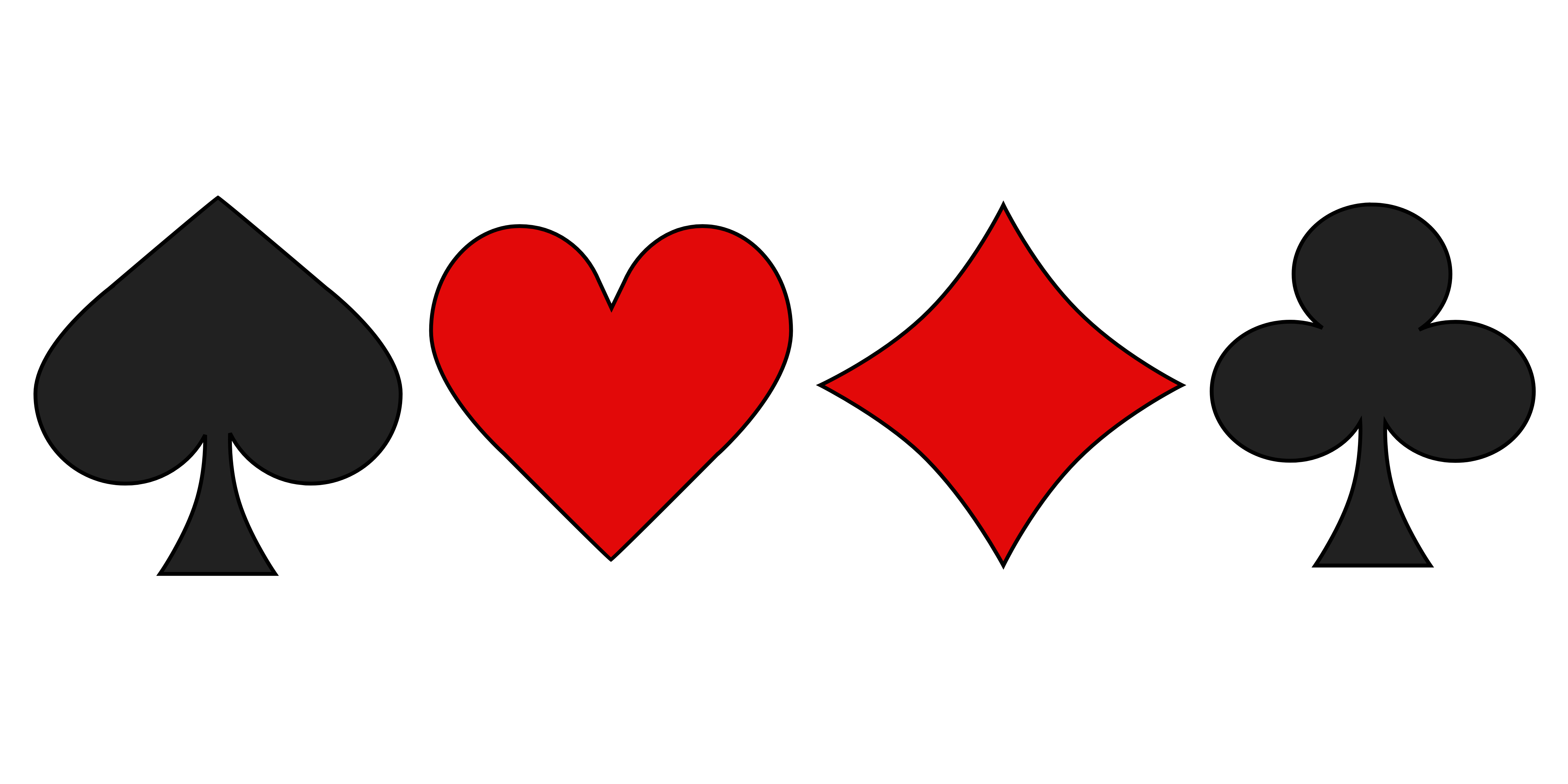 Couleurs des cartes à jouer Agence web Adilade